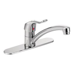 Single Handle Centerset Bathroom Sink Faucet in Polished Chrome