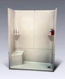 Warm Rain White 60 x 30 x 80-1/2 in. Alcove Shower Unit 