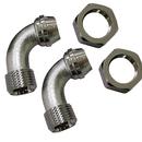 Jones Stephens Chrome Plated 1/2 x 3/4 in. Threaded x MIP Bath Cock Coupling Elbow 