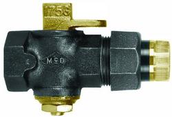 1 x 3/4 in. Iron FNPT x Union FNPT Lockwing Handle Plug Valve