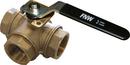 3/4 in. Brass L-Port Threaded 400# Ball Valve