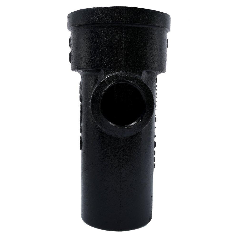 Black Spigot Service Cast Iron IPT Tap on Pipe Reducing Tee 