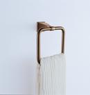 Brizo Brushed Nickel Square Closed Towel Ring 