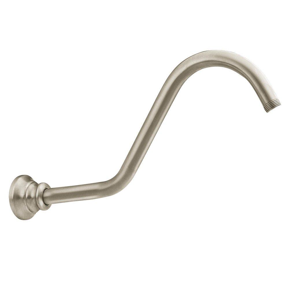 Moen Brushed Nickel Rainfall Shower Arm and Flange Kit 