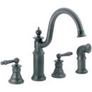 Two Handle Widespread Kitchen Faucet in Wrought Iron