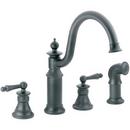 Moen Wrought Iron Two Handle Widespread Kitchen Faucet 