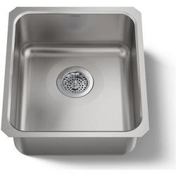 15-3/4 in. Undermount Stainless Steel Single Bowl Kitchen Sink