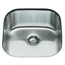 KOHLER Stainless Steel 19-5/8 x 19-5/8 in. No Hole Stainless Steel Single Bowl Undermount Kitchen Sink 