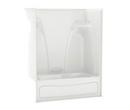 60 x 33-1/4 in. Tub & Shower Unit with Left Drain in White