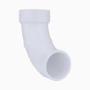 White PVC DWV 90&deg; Street Long Turn Elbow 