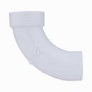 White PVC DWV 90&deg; Street Long Turn Elbow 