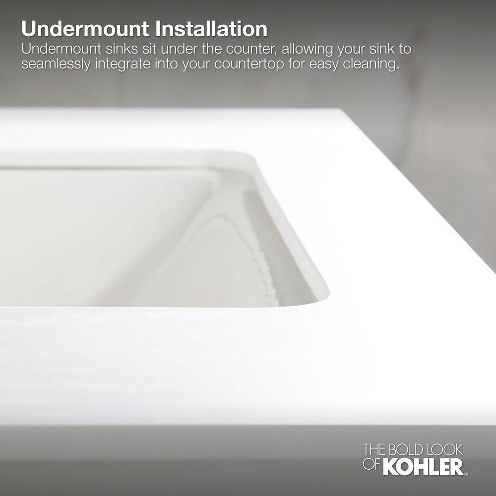 KOHLER Biscuit Undermount Basin 
