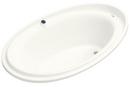 72 x 46 in. Total Massage Drop-In Bathtub with Reversible Drain in White