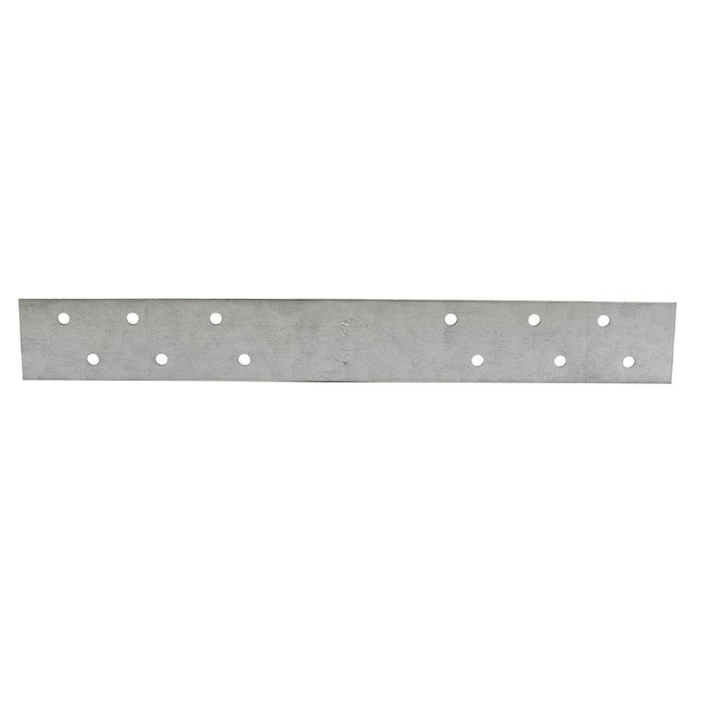 1-1/2 x 18 in. Galvanized Steel Standard F.H.A. Strap with 6 Offset Holes, 16 Gauge 