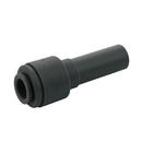 John Guest Grey OD Stem x Push 150# Acetal Bulkhead Reducer in Grey 