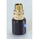 Omega Flex Yellow MNPT Brass Adapter with Stainless Steel Insert and Split Ring 