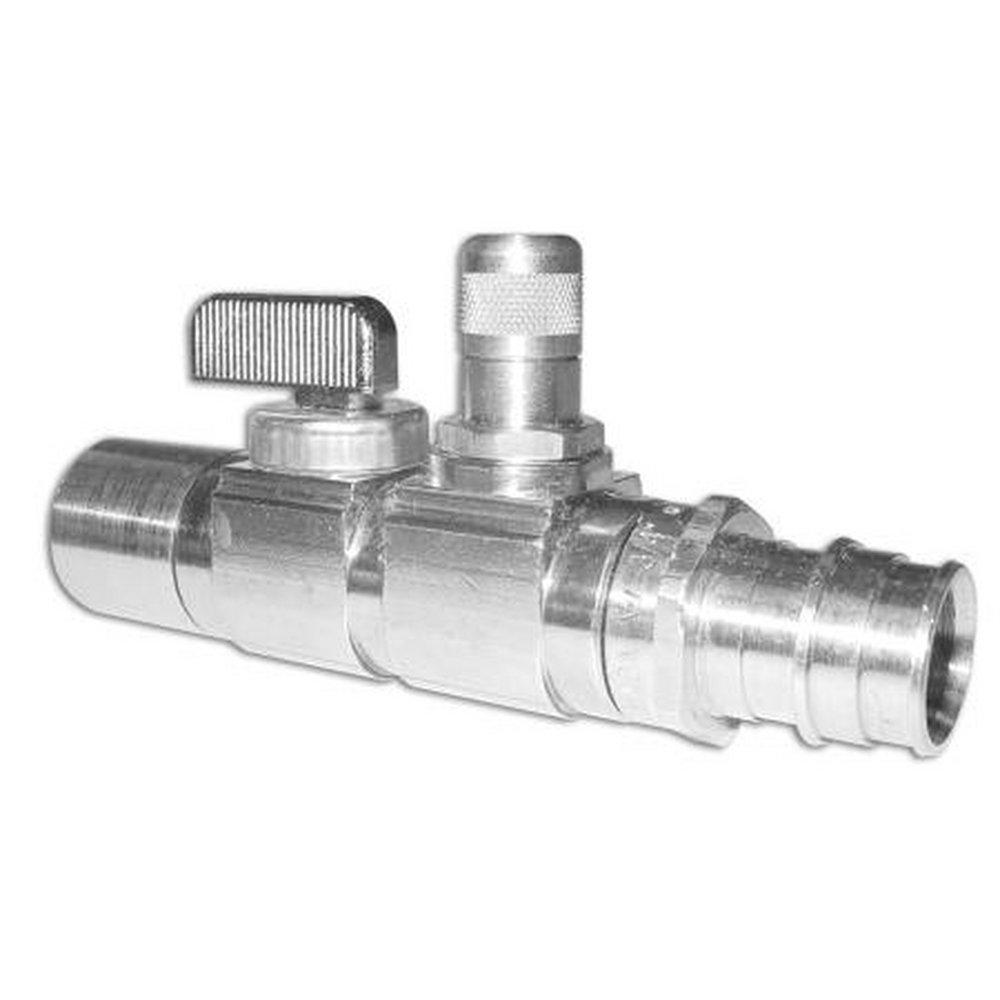 Uponor Copper Ball Adapter and Balancing Valve 