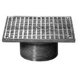 5 in. Square Strainer Polished Chrome