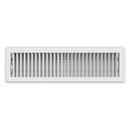 2 x 10 in. Residential Floor Diffuser in White Steel