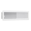 PROSELECT® White 12 in. for Residential Floor Diffuser in White Steel 