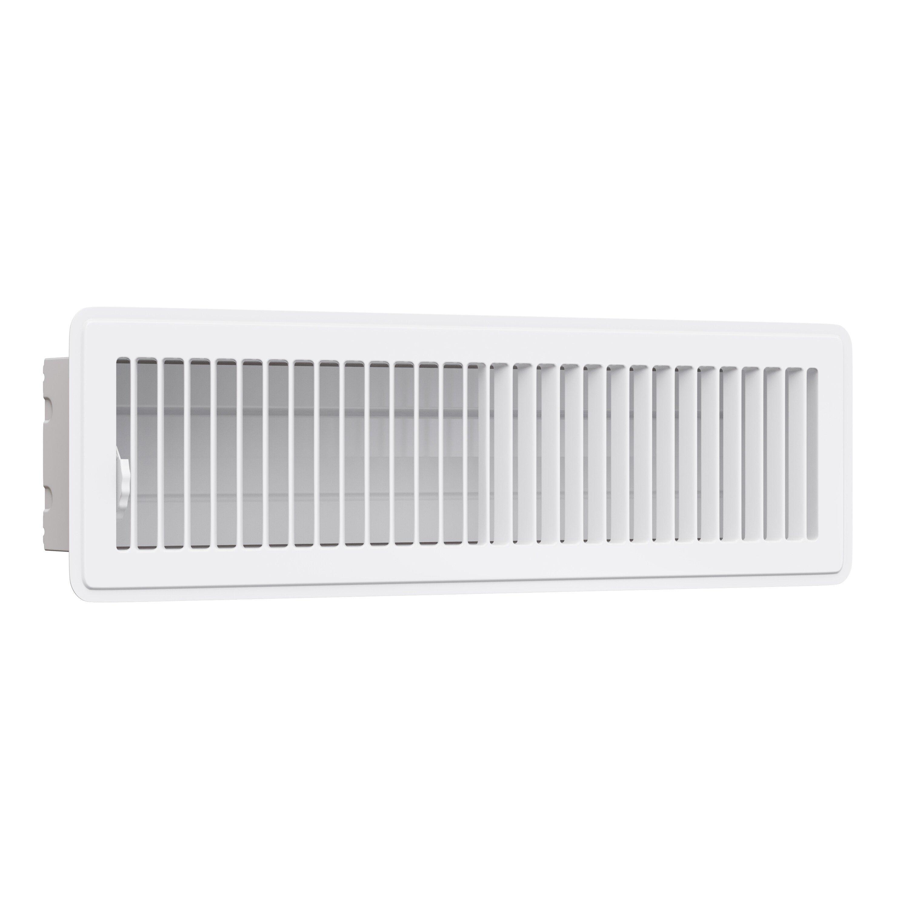 PROSELECT&reg; White 12 in. for Residential Floor Diffuser in White Steel 