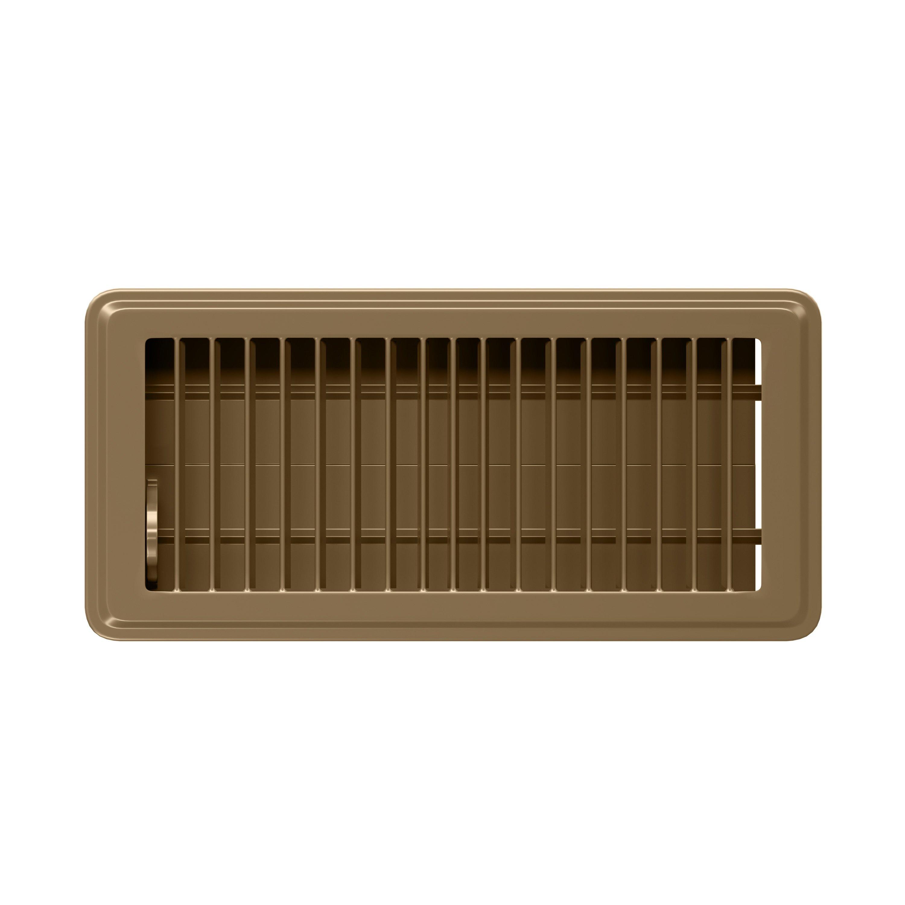 PROSELECT&reg; Brown 12 in. for Residential Floor Diffuser in Brown Steel 