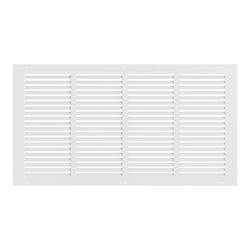 20 x 10 in. 1-Way Stamped Steel Return Air Grille in White
