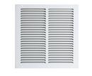 PROSELECT&reg; White 12 in. Roll Groove Return Air Grill with 1/2 in. Fin in White 