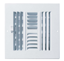 PROSELECT&reg; White 10 in. Steel Ceiling/Sidewall Register in White 