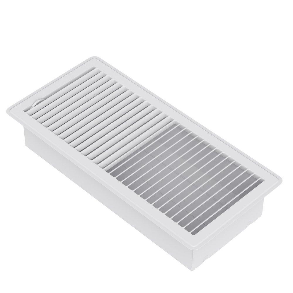 PROSELECT&reg; White 10 in. for Residential Floor Diffuser in White Steel 