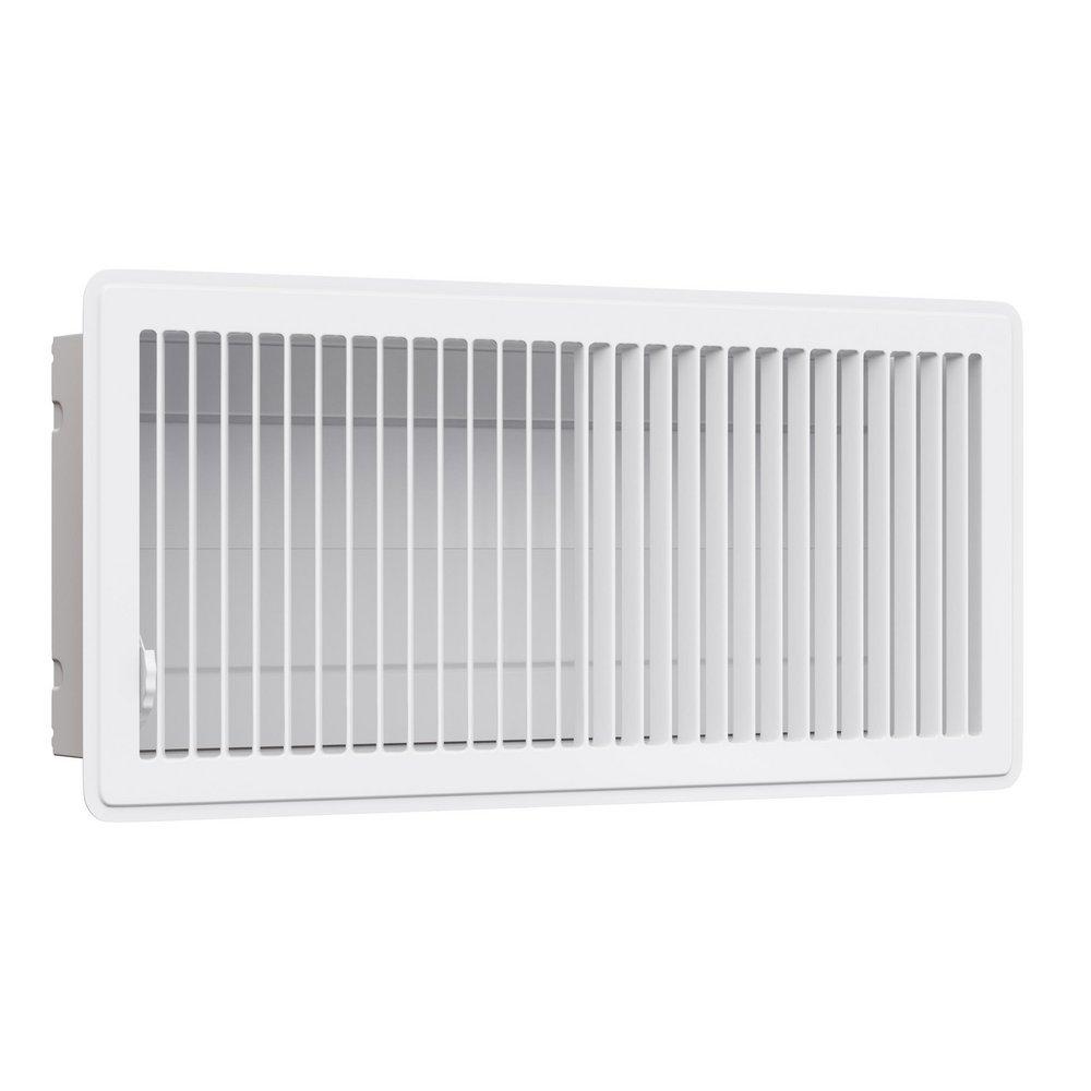 PROSELECT&reg; White 10 in. for Residential Floor Diffuser in White Steel 