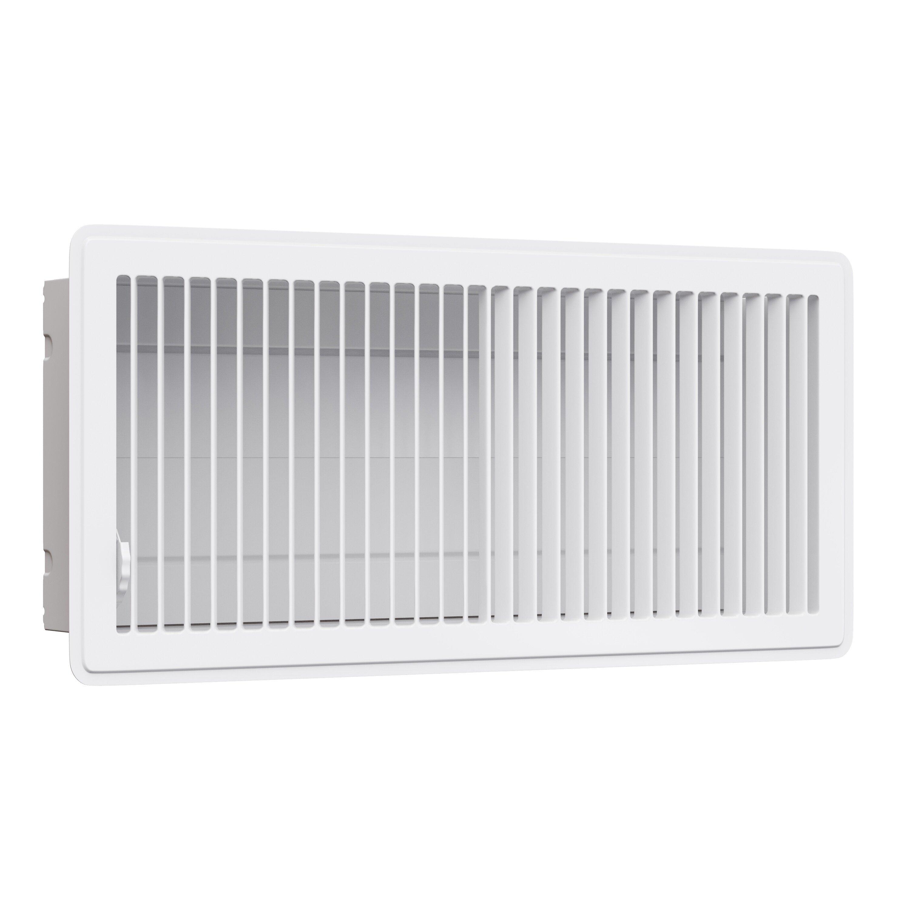 PROSELECT&reg; White 10 in. for Residential Floor Diffuser in White Steel 