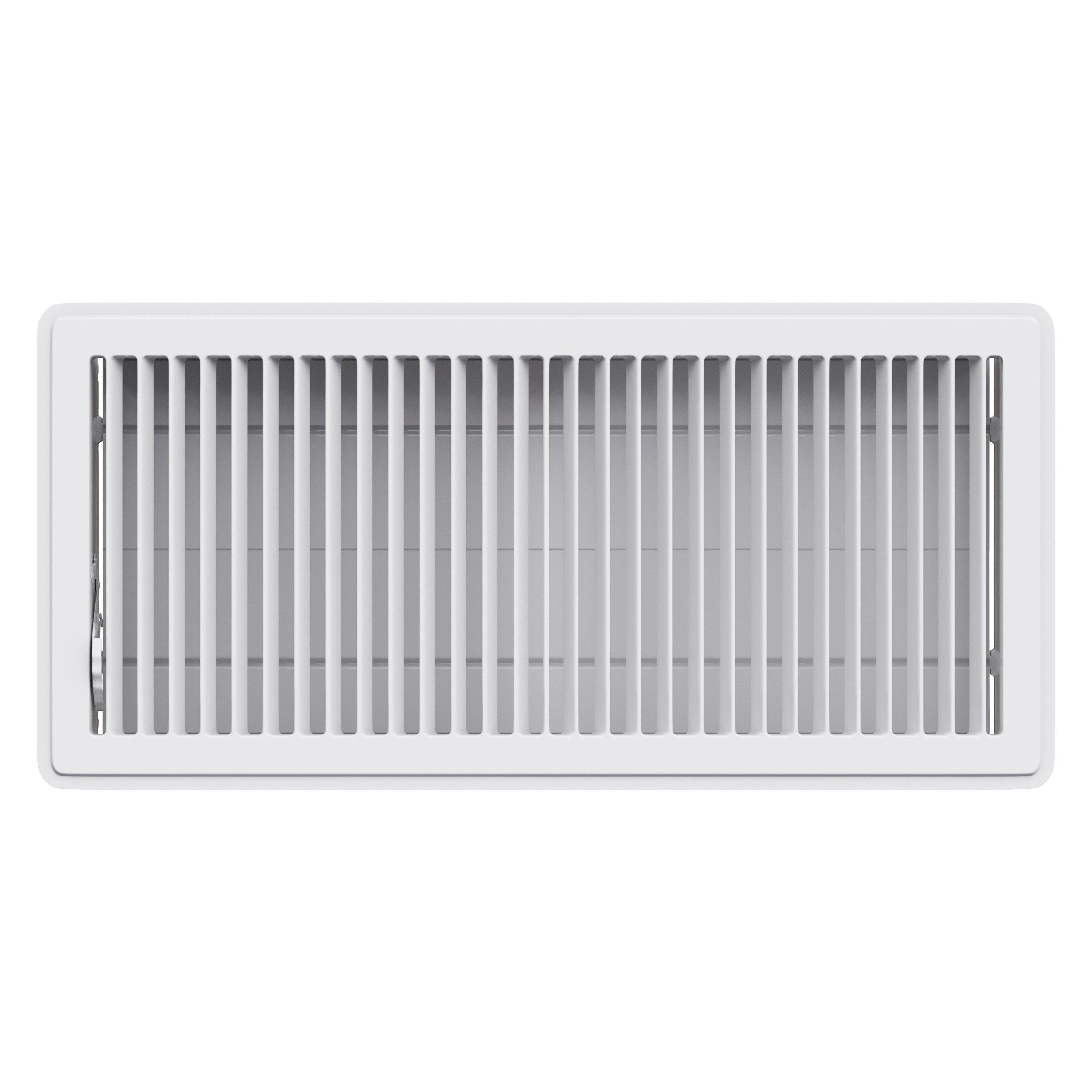 PROSELECT&reg; White 10 in. for Residential Floor Diffuser in White Steel 