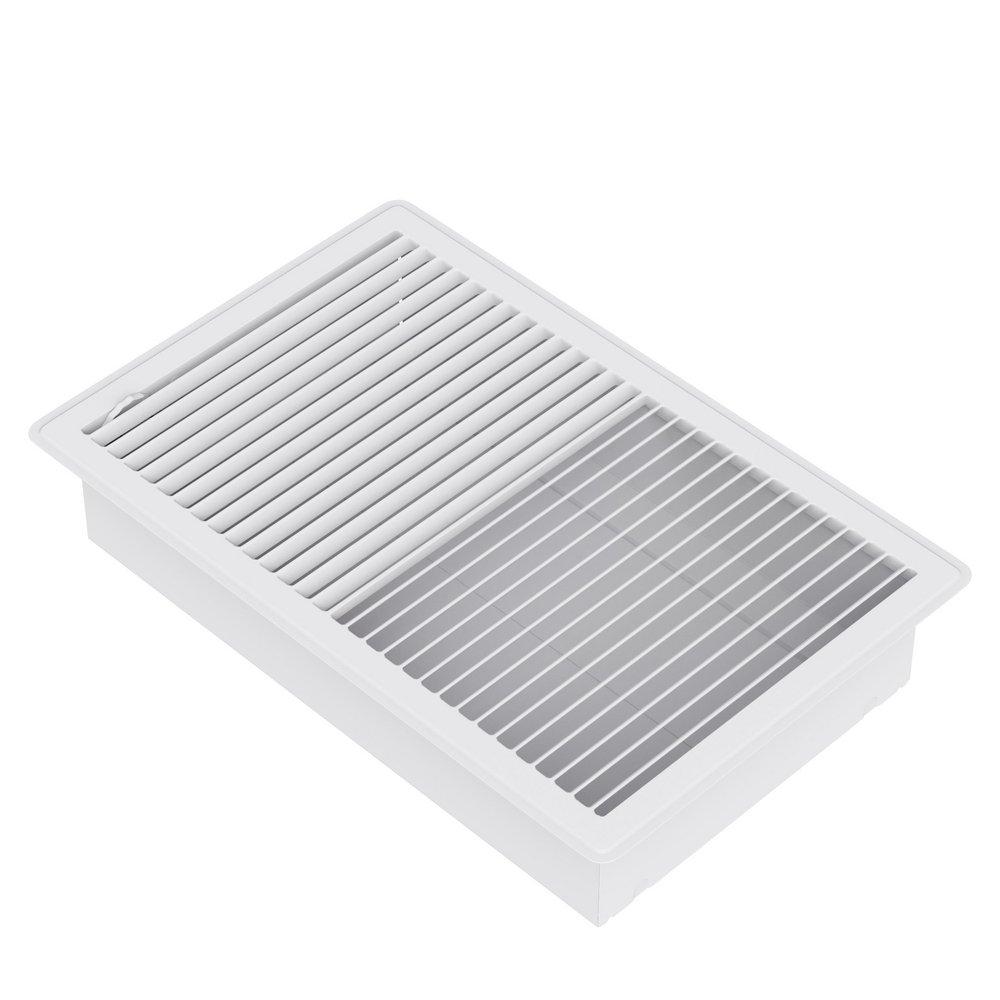 PROSELECT&reg; White 14 in. for Residential Floor Diffuser in White Steel 