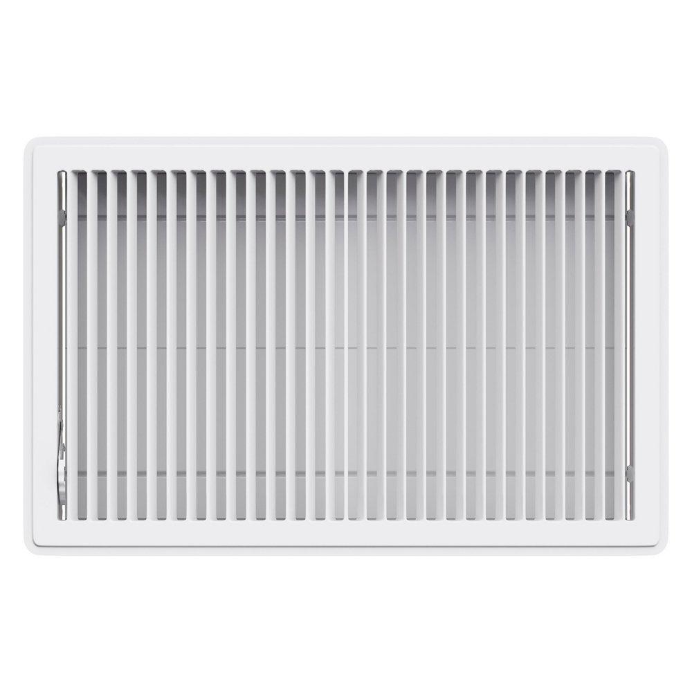 PROSELECT&reg; White 14 in. for Residential Floor Diffuser in White Steel 