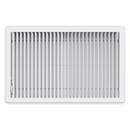 6 x 10 in. Steel Floor Diffuser with Multi-Angled Fins in Brown