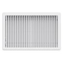 6 x 10 in. Residential Floor Diffuser in White Steel