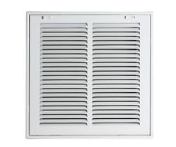 14 x 20 in. Filter Grille Return Air in White Steel