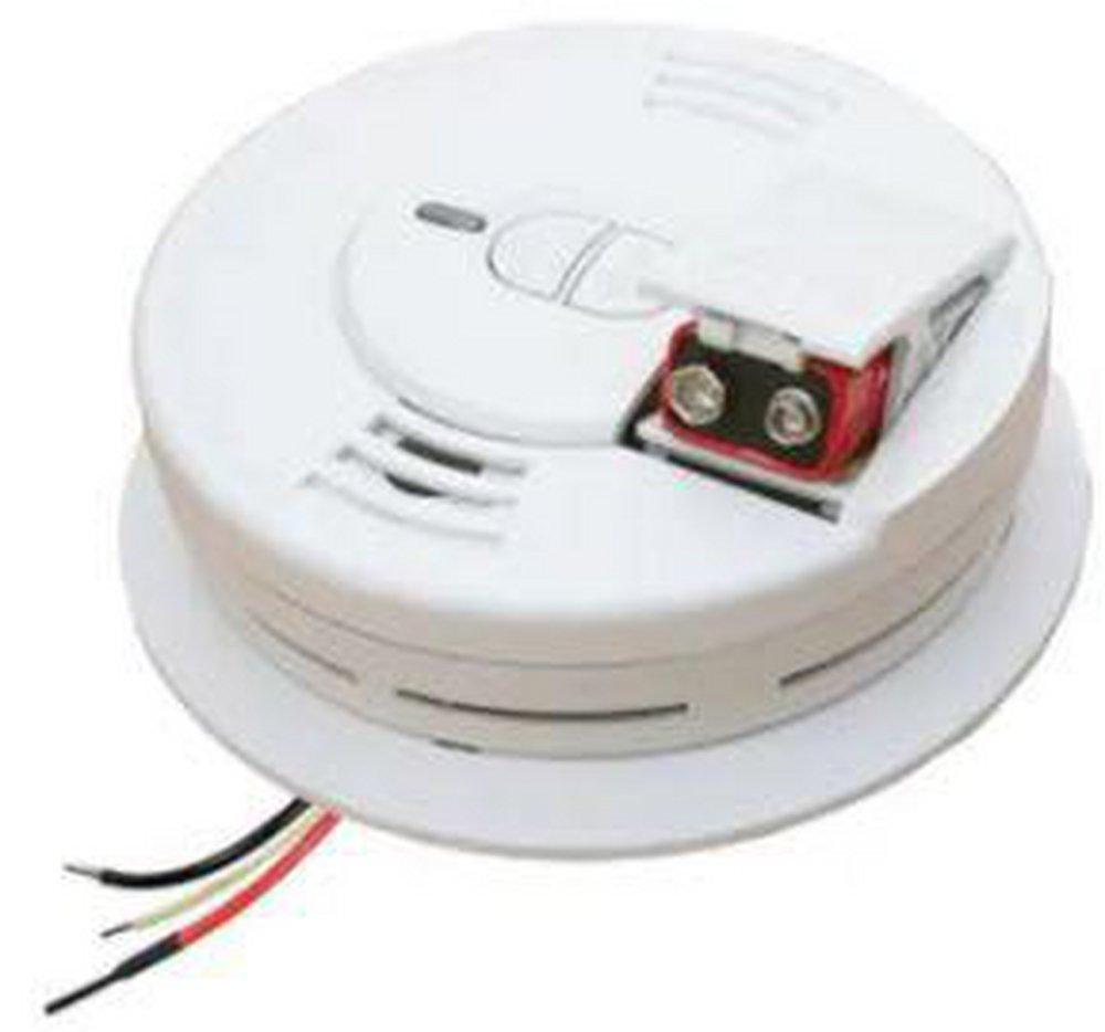 Kidde White 120 V Ionization Smoke Detector 