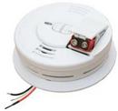 120V AC/DC Wire-in Smoke Alarm with 9V Battery