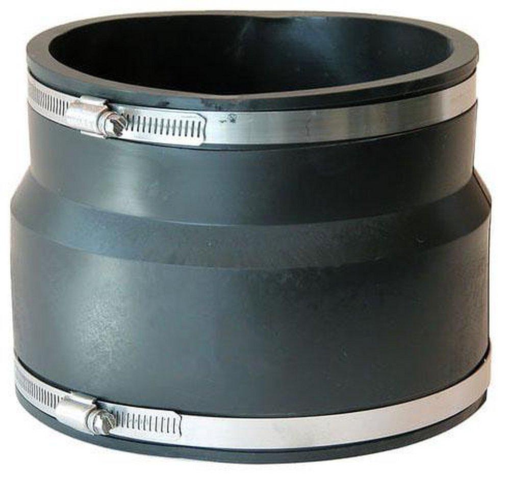 Fernco Clay x Cast Iron and Plastic Flexible Coupling 