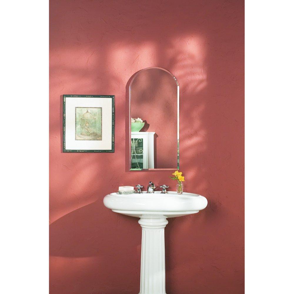 Jensen Recessed Mount Medicine Cabinet with Arched Mirror 