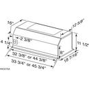 Broan Stainless Steel 33-3/4 in. Liner 