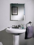 Jensen White Single Door Recessed Mount Frameless Medicine Cabinet 