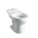 1.6 gpf Round Toilet Bowl in White