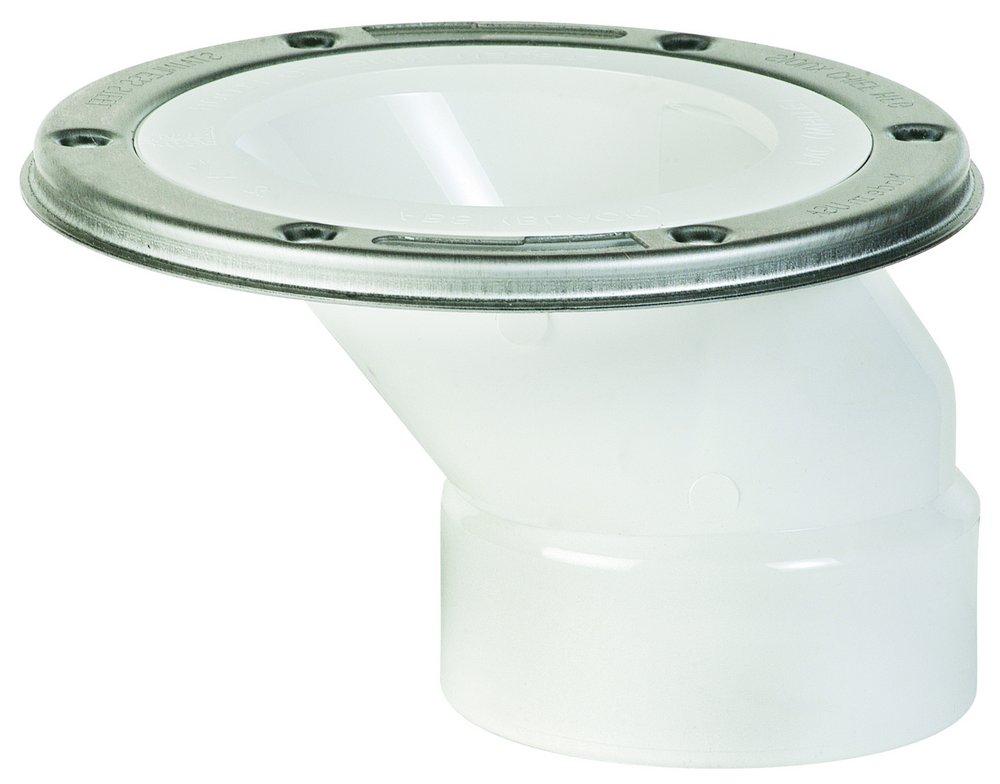 Sioux Chief White 3 in. PVC Closet Flange with Test Cap 