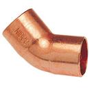 1/8 in. Copper 45° Elbow (Clean & Bagged, 1/4 in. OD)