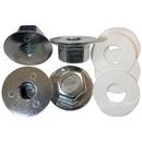 Jones Stephens Aluminum 4-Pack Carrier Nut & Washer Set 