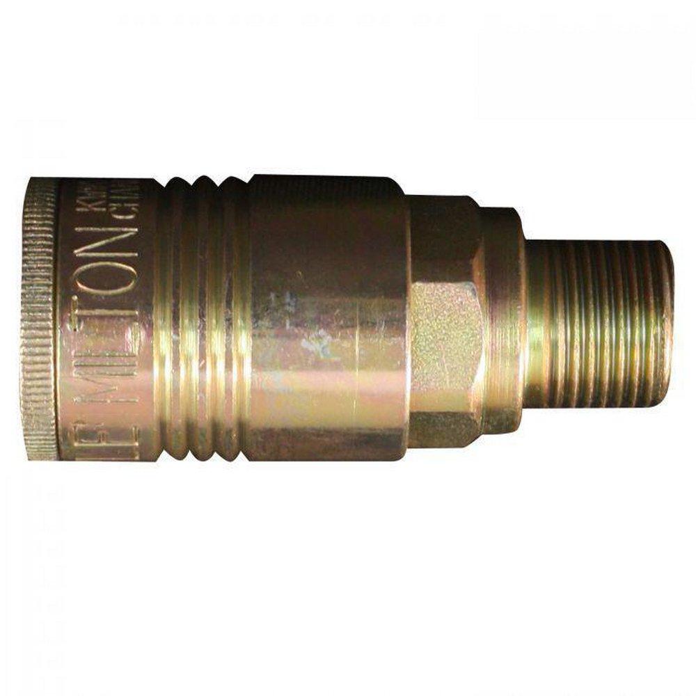 Milton MNPT x Coupler 300 psi Carbon Steel P Style Air Fitting 