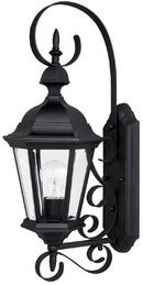 Capital Lighting Black 23 in. 75W 1-Light Outdoor Wall Fixture 